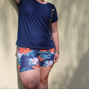 Cotton biker shorts VS Pink